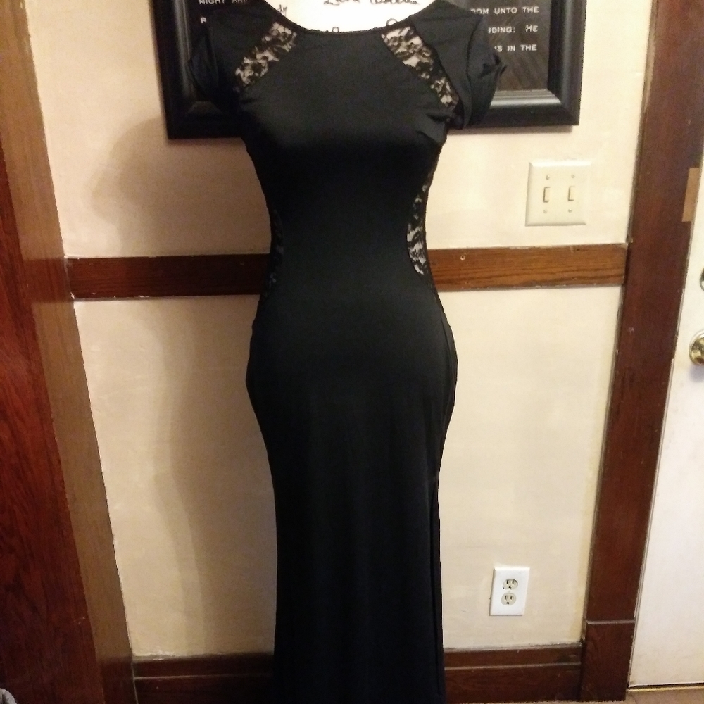 Long black dress